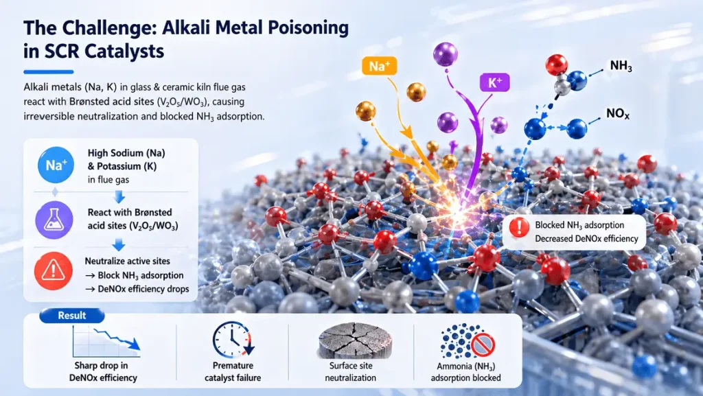 Alkali Metal Poisoningin SCR Catalysts